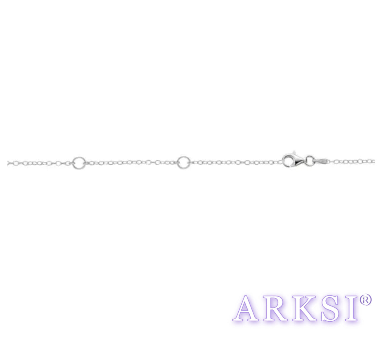 Silver 1.4mm Double Extendable Cable Chain