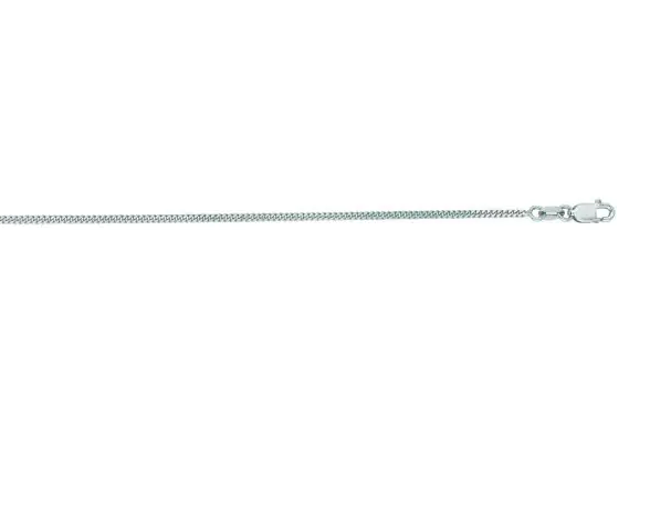 14K Gold 1.4mm Gourmette Chain