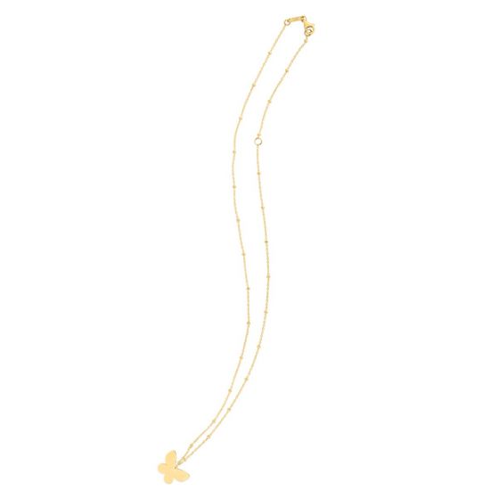 14K Butterfly Necklace