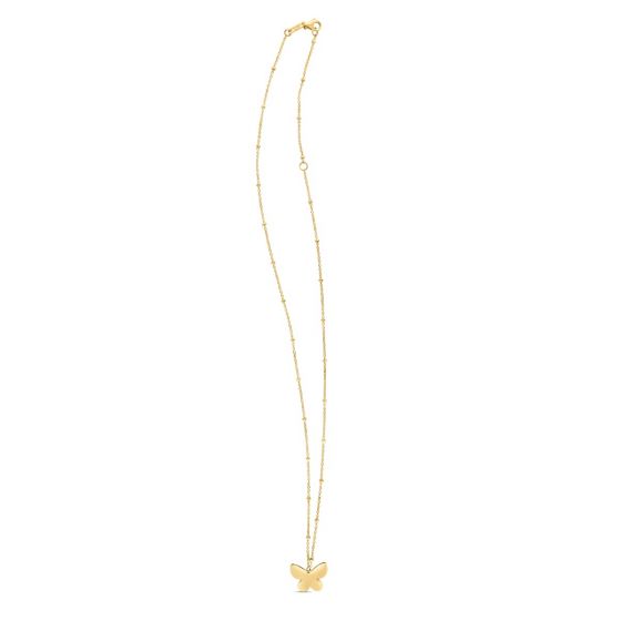 14K Butterfly Necklace