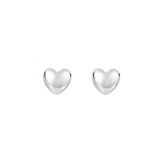 14K Gold Small Heart Post Earring