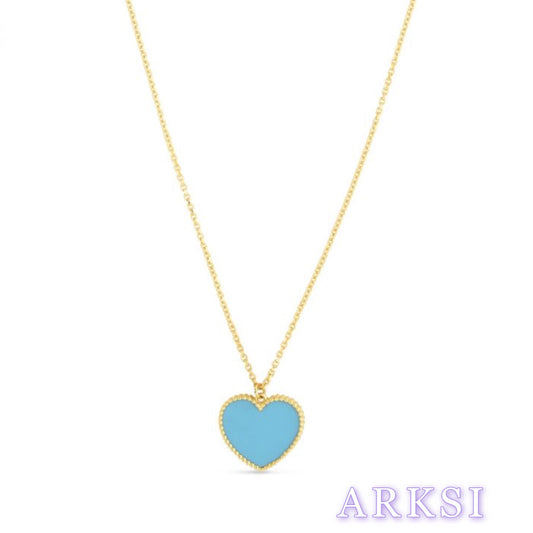 14K HEART NECKLACE