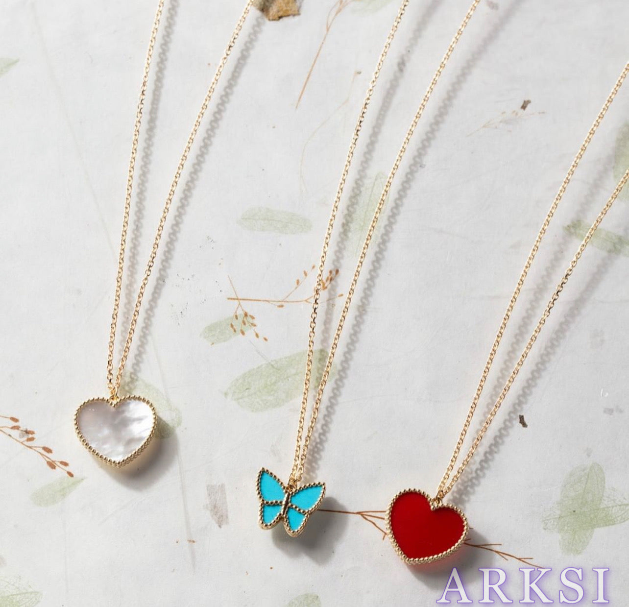 14K BUTTERFLY NECKLACE