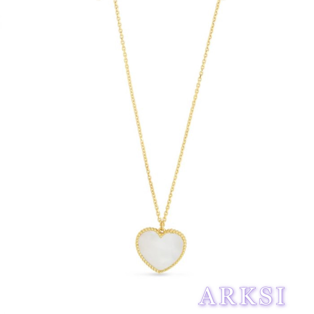 14K HEART NECKLACE