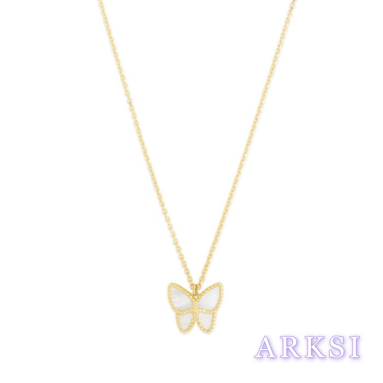 14K BUTTERFLY NECKLACE