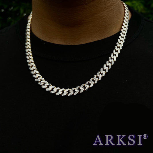 14K SEMI SOLID MIAMI CUBAN DIAMOND CUT