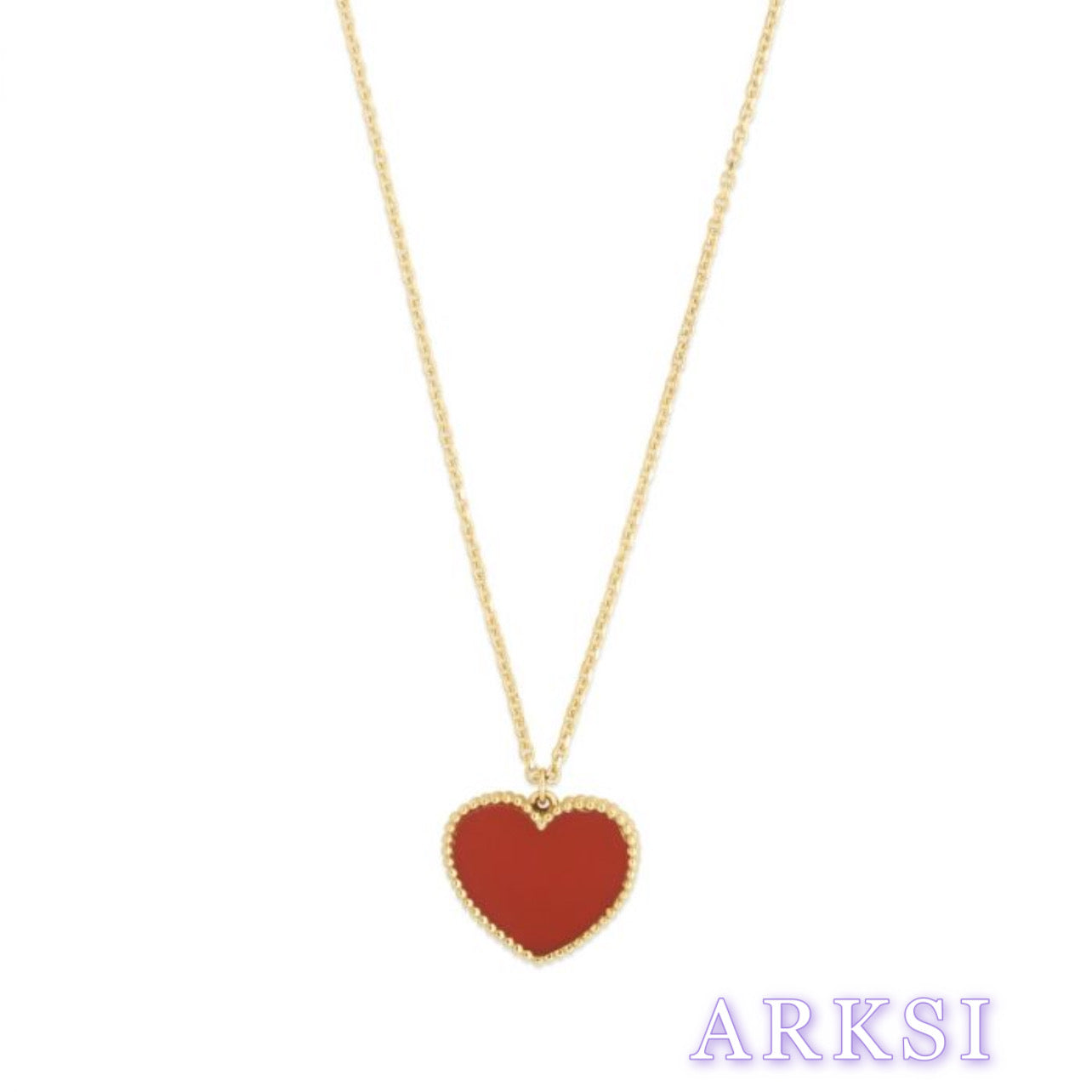 14K HEART NECKLACE