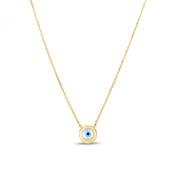 14K  Evil Eye Necklace