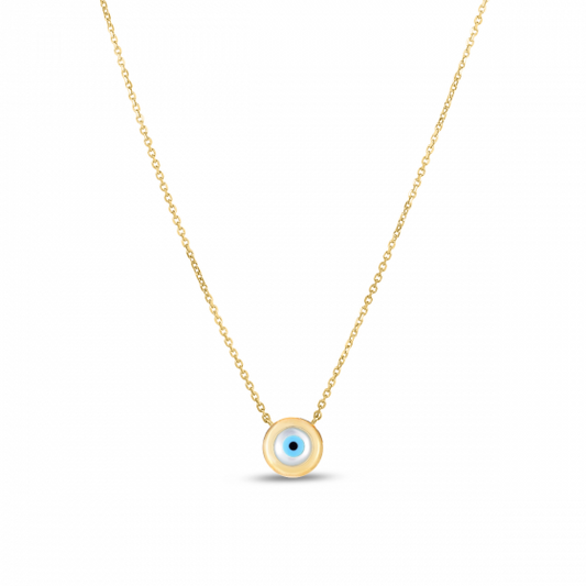 14K  Evil Eye Necklace