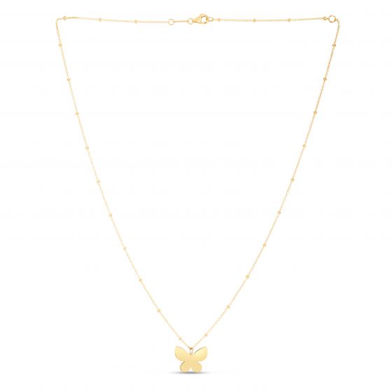 14K  Butterfly Necklace