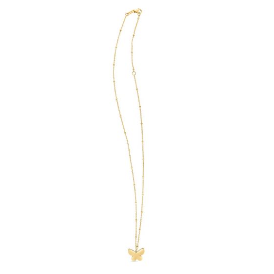 14K  Butterfly Necklace