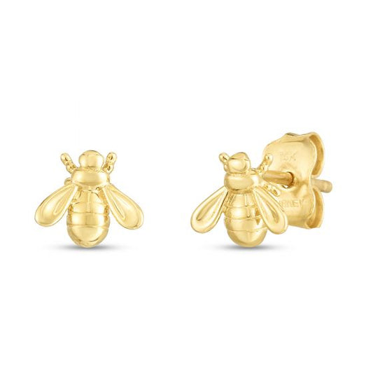 14K Bee Studs