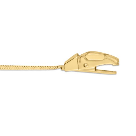 14K Serpent Necklace